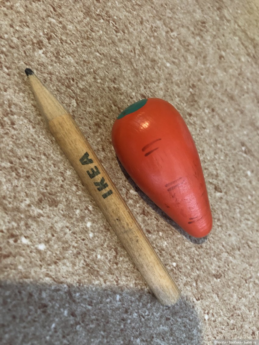 Деревянные овощи / счётный материал (фото 2)