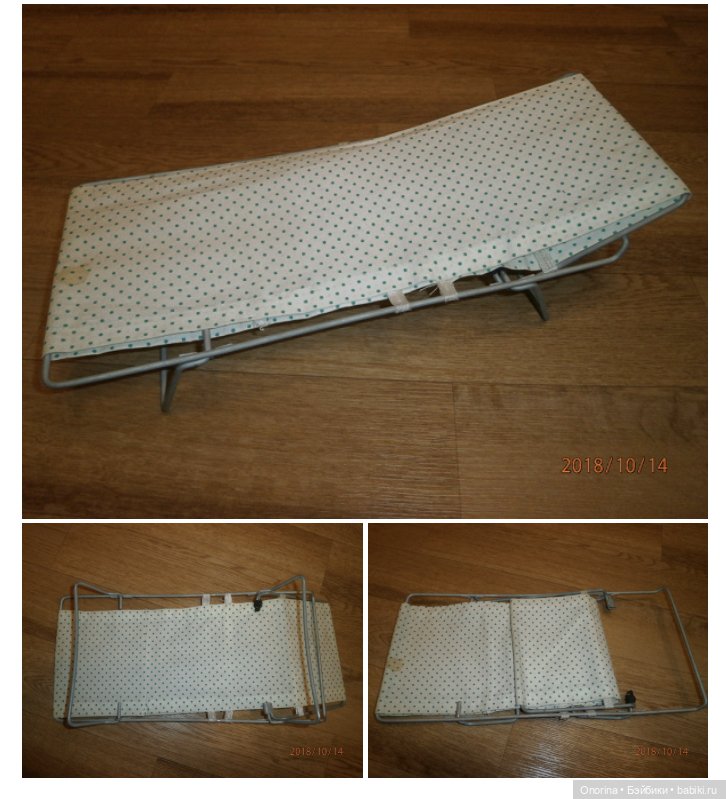 Раскладушка для Оли — Игрушки СССР и советского детства: резиновые (фото 10)