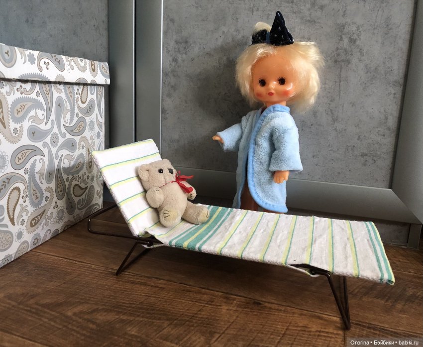 Раскладушка для Оли — Игрушки СССР и советского детства: резиновые