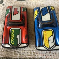 Жестяные машинки СССР