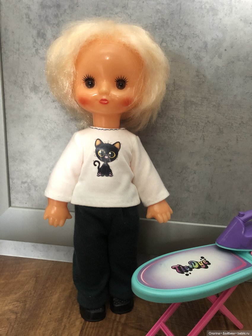 Футболка с термонаклейкой и новый утюг для Оли