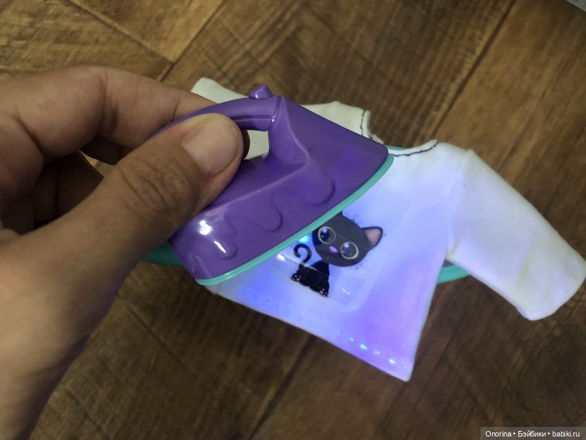 Футболка с термонаклейкой и новый утюг для Оли (фото 10)