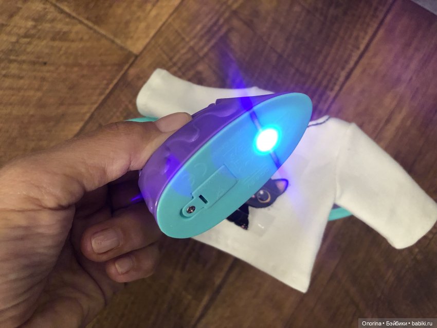 Футболка с термонаклейкой и новый утюг для Оли (фото 9)