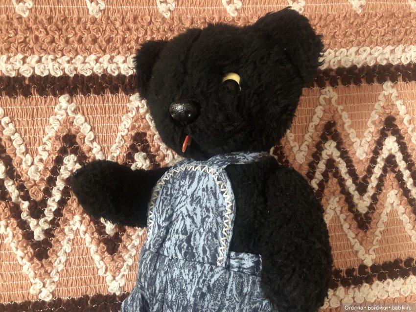 Мишка Уголёк — Ремонт кукол СССР и ГДР (немок): чернота (фото 4)