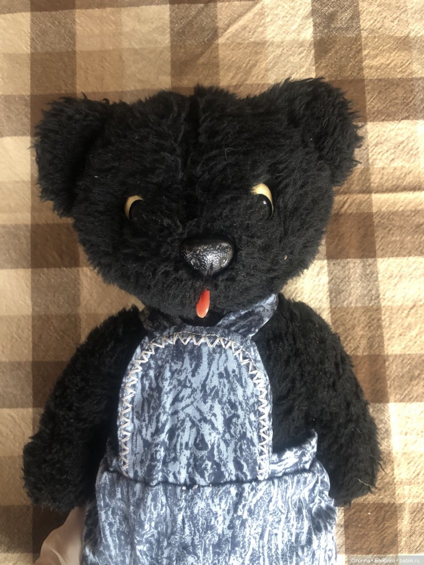 Мишка Уголёк — Ремонт кукол СССР и ГДР (немок): чернота (фото 2)