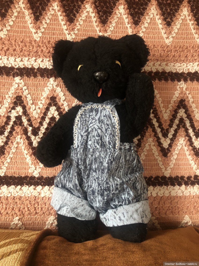 Мишка Уголёк — Ремонт кукол СССР и ГДР (немок): чернота (фото 3)