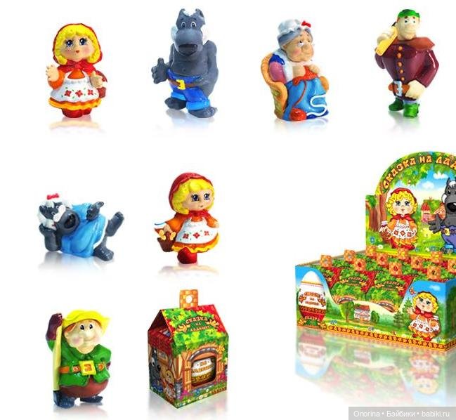 Игрушки из шоколадных яиц «Сказка на ладошке» часть 3