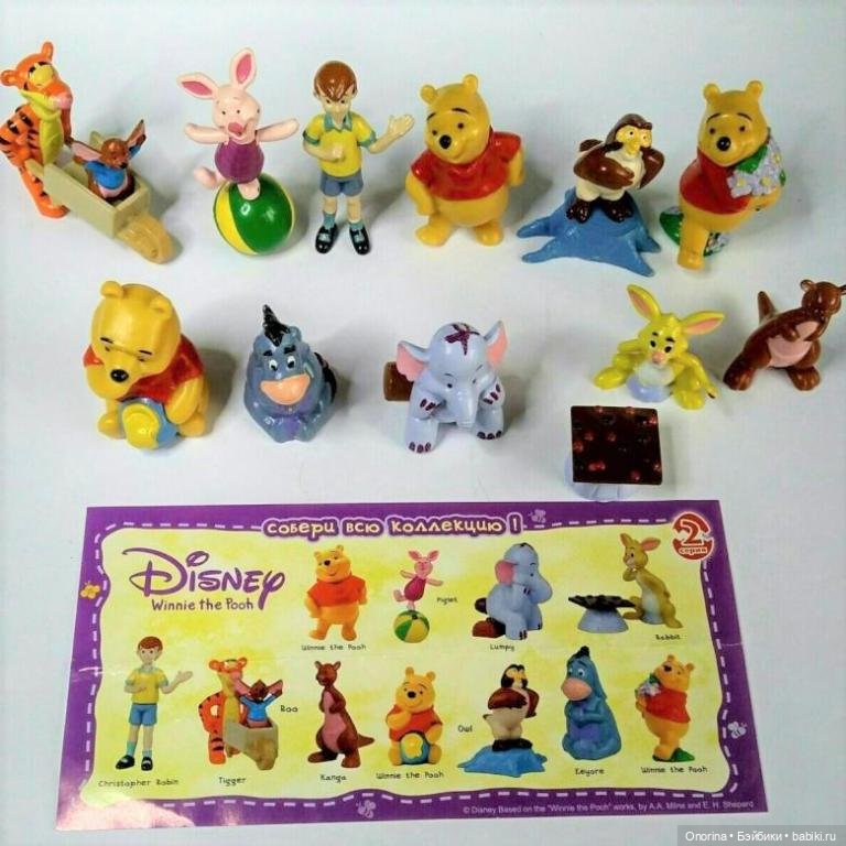 Игрушки из шоколадных яиц фабрики «Ландринъ»