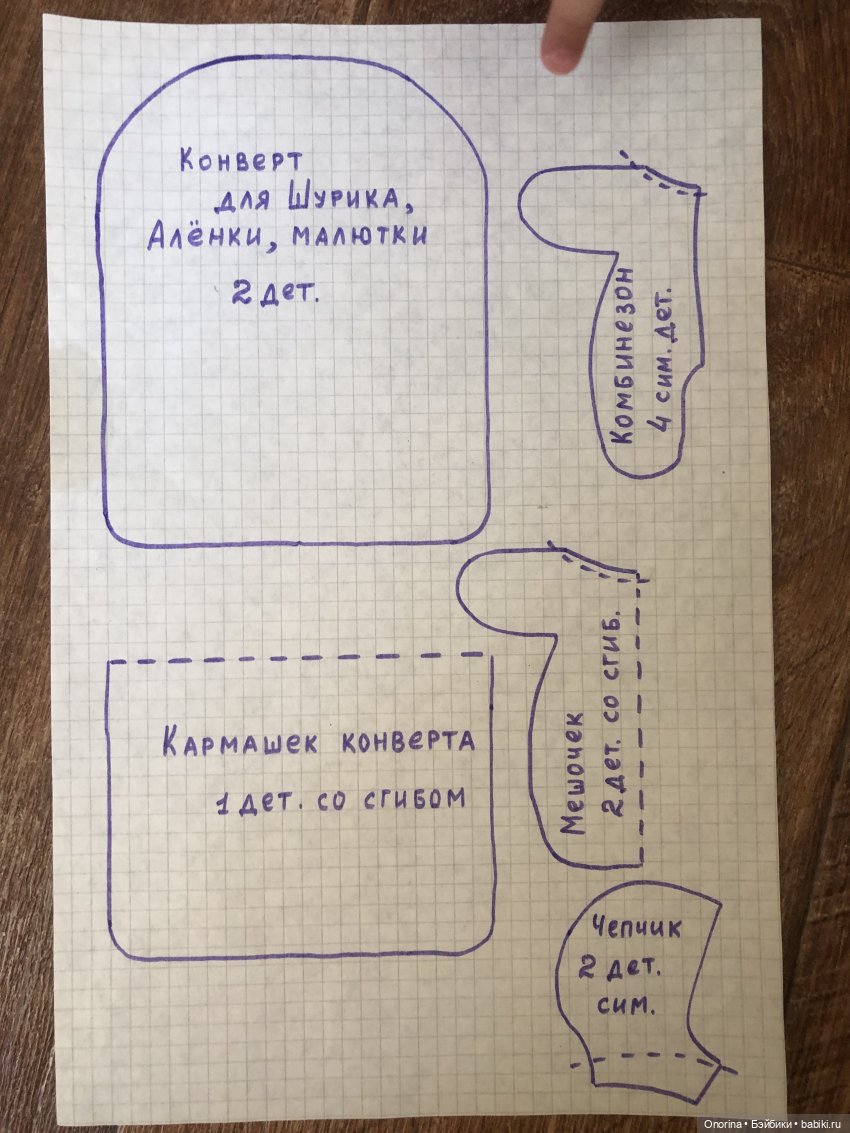 Комбинезон, мешочек-слип и конверт для Шурика (фото 4)