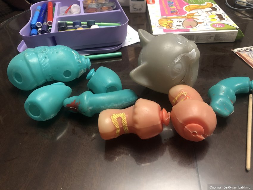 Кот в сапогах — Ремонт кукол СССР и ГДР (немок): чернота (фото 8)