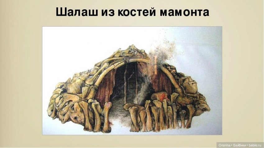 Жилище древних людей проект
