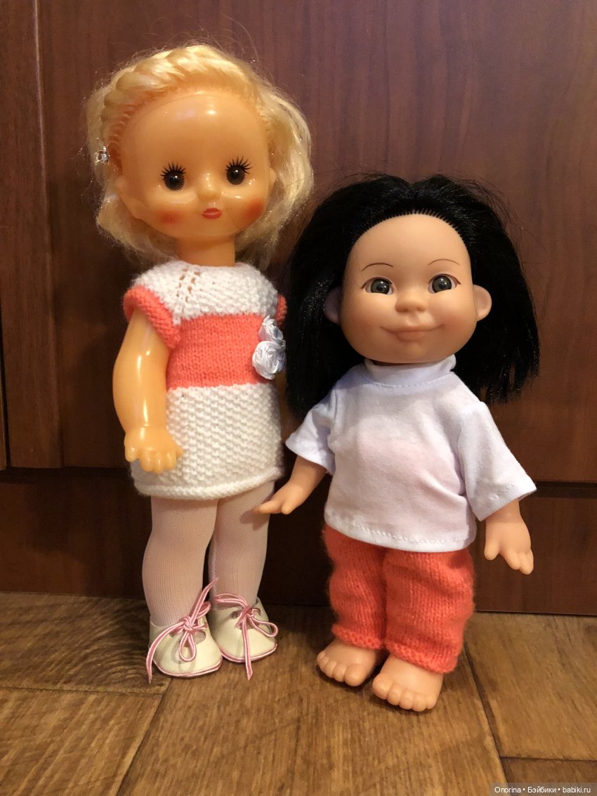 Размеры кукол для самостоятельной кройки и шитья нарядов и для покупки одежды масс-маркет. Эля и Веснушка «Весна», Оля и