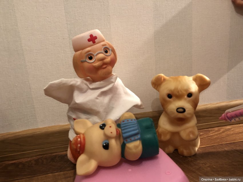 Добрый доктор Айболит — Игрушки СССР и советского детства: резиновые