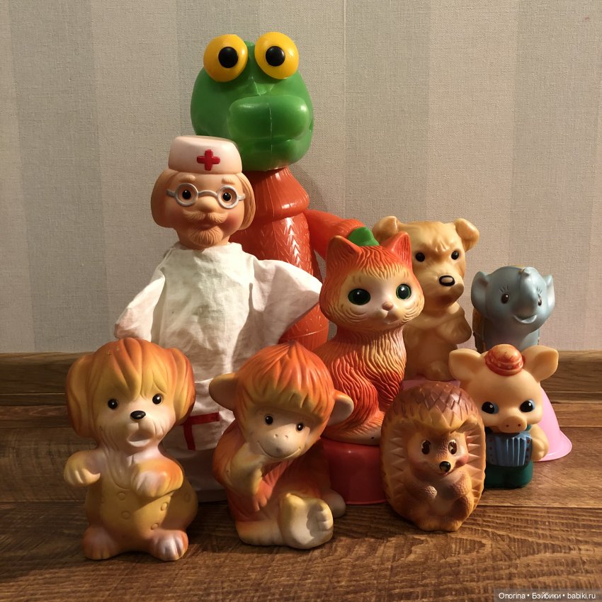 Добрый доктор Айболит — Игрушки СССР и советского детства: резиновые