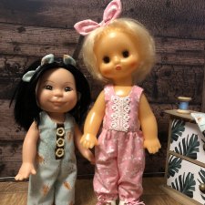 Выкройки комбинезонов для Оли «Кругозор» и Веснушки (Северянки) «Весна»