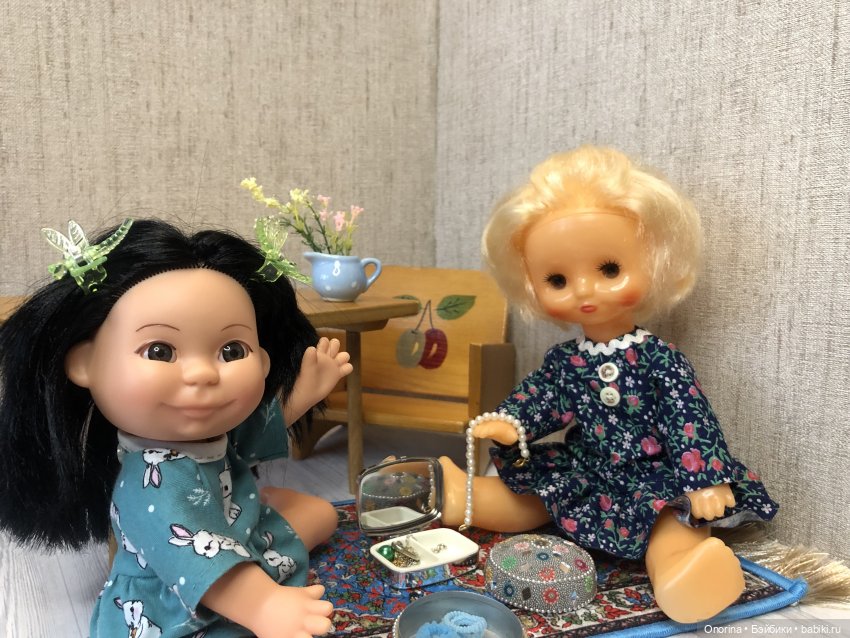 Чаепитие у Оли — Игрушки СССР и советского детства: резиновые