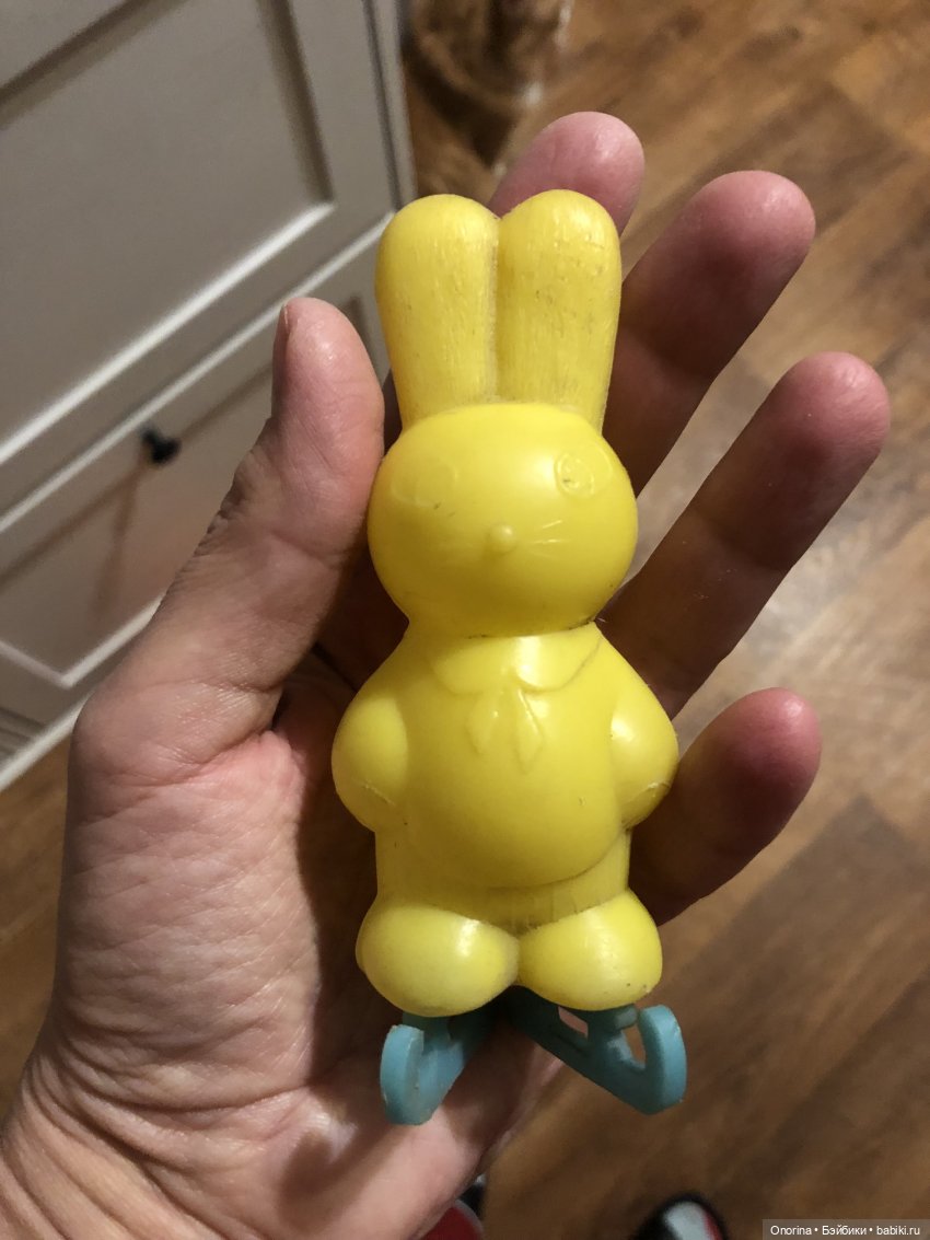 Мой зайчик — Игрушки СССР и советского детства: резиновые (фото 2)