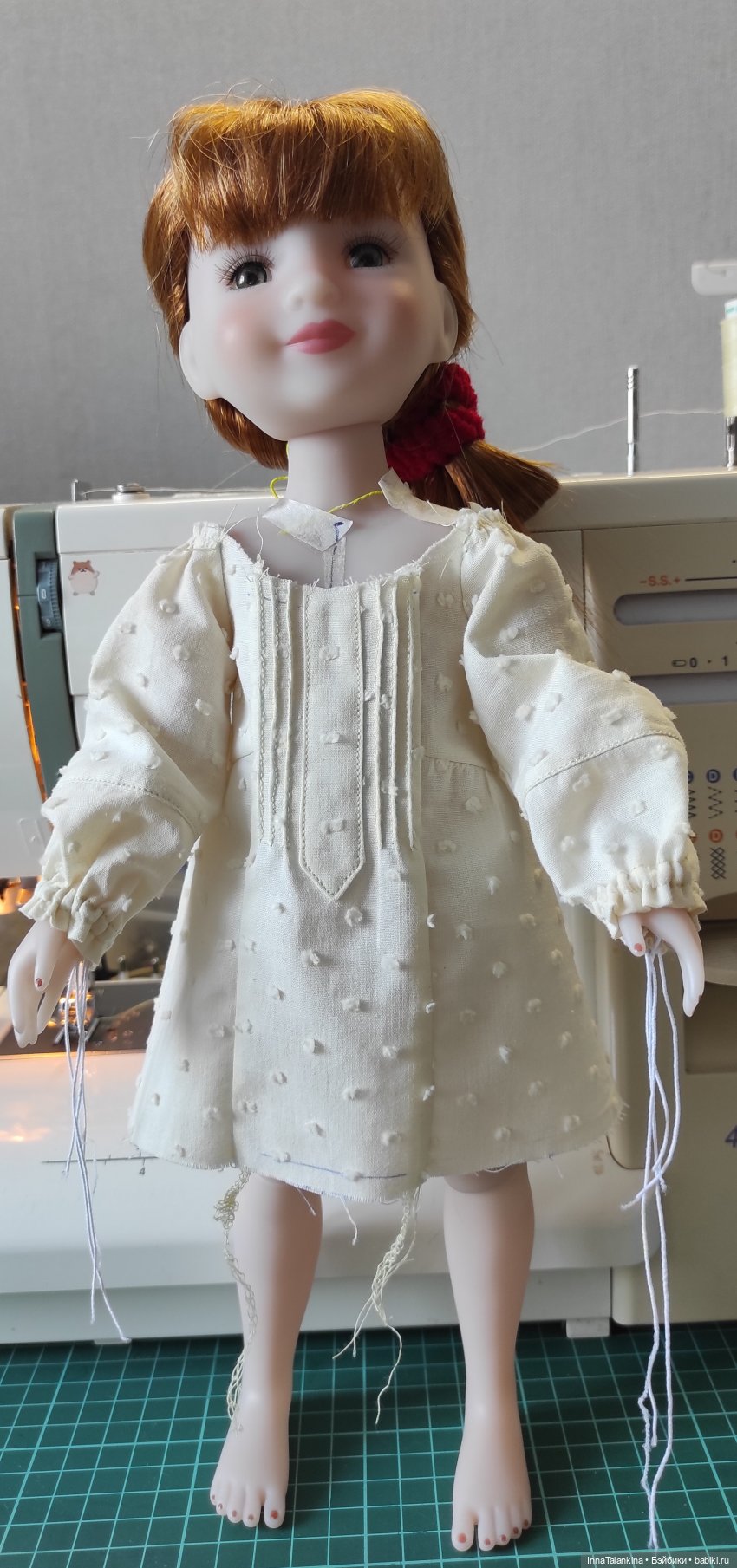 Сорочка для Ruby Red — Одежда и обувь для кукол своими руками: фото (фото 2)