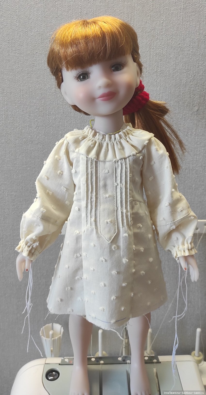 Сорочка для Ruby Red — Одежда и обувь для кукол своими руками: фото (фото 3)