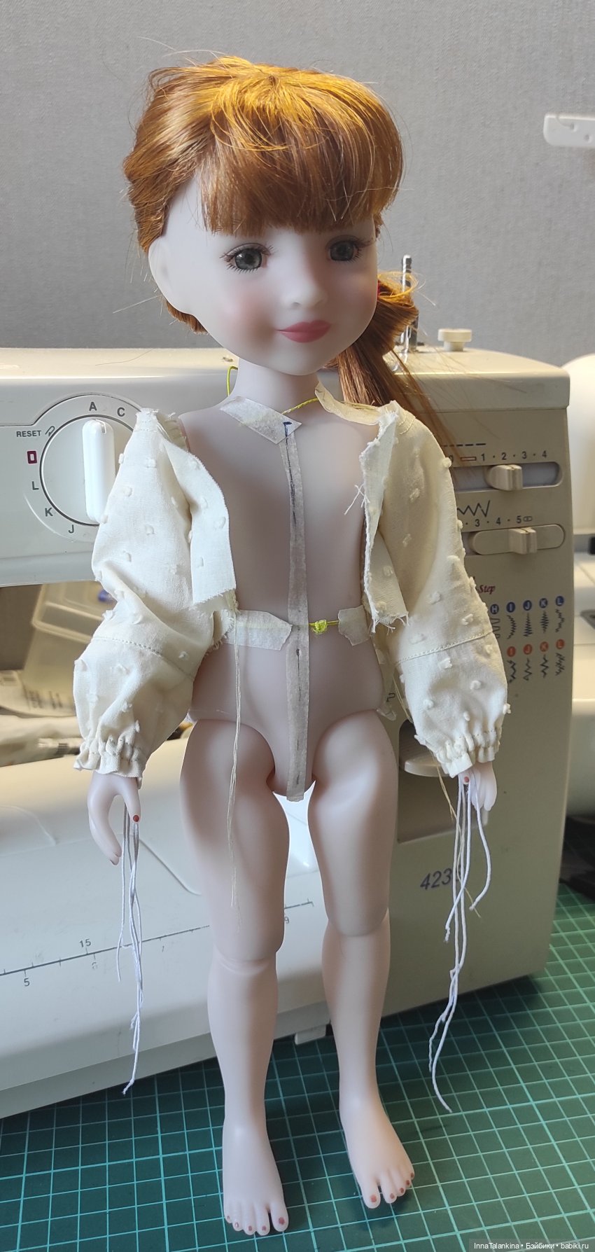 Сорочка для Ruby Red — Одежда и обувь для кукол своими руками: фото