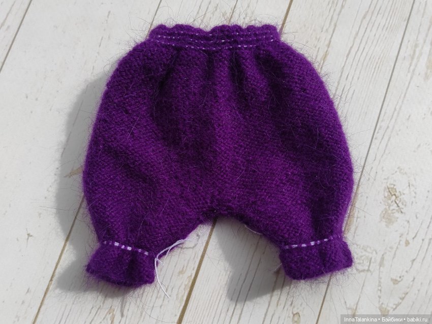 Шапочка с завязками и штанишки для Mia Nines (фото 7)