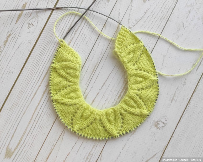 Кофточка с круглой кокеткой для Mia Nines (фото 2)