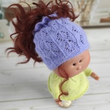 Шапочка с завязками и штанишки для Mia Nines