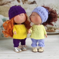 Кофточка с круглой кокеткой для Mia Nines