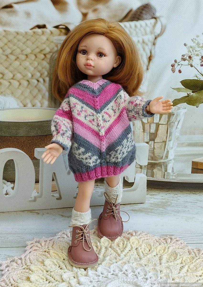 Свитер оверсайз для кукол Paola Reina (фото 3)
