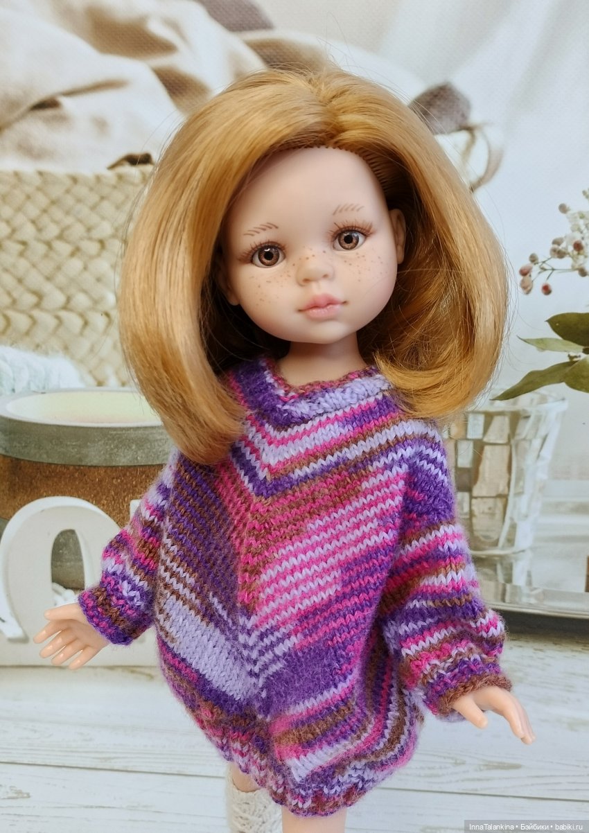 Свитер оверсайз для кукол Paola Reina