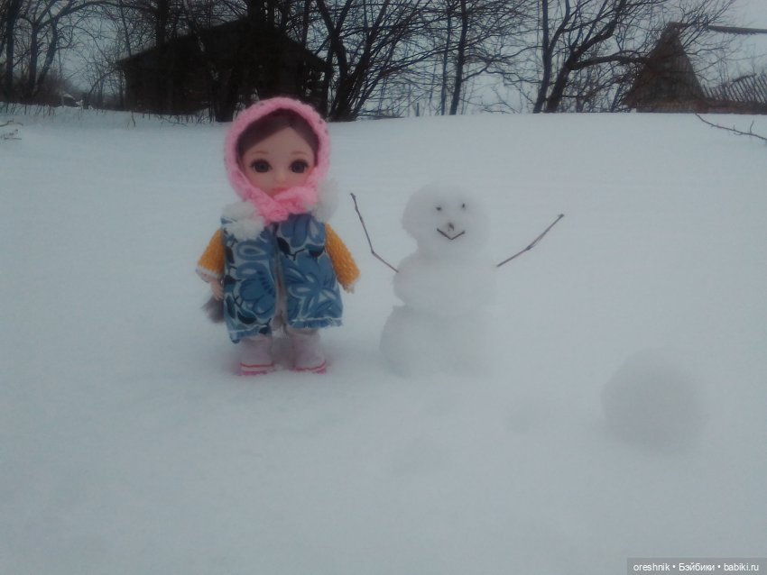 Прогулка по сугробам | Бэйбики Прогулка по сугробам — Куклы Baboliy (Баболи (фото 5)