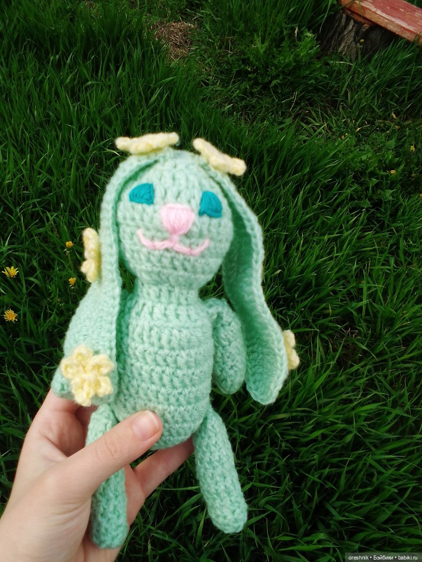 Зайка — Вязаные игрушки и амигуруми: крючком (фото 8)
