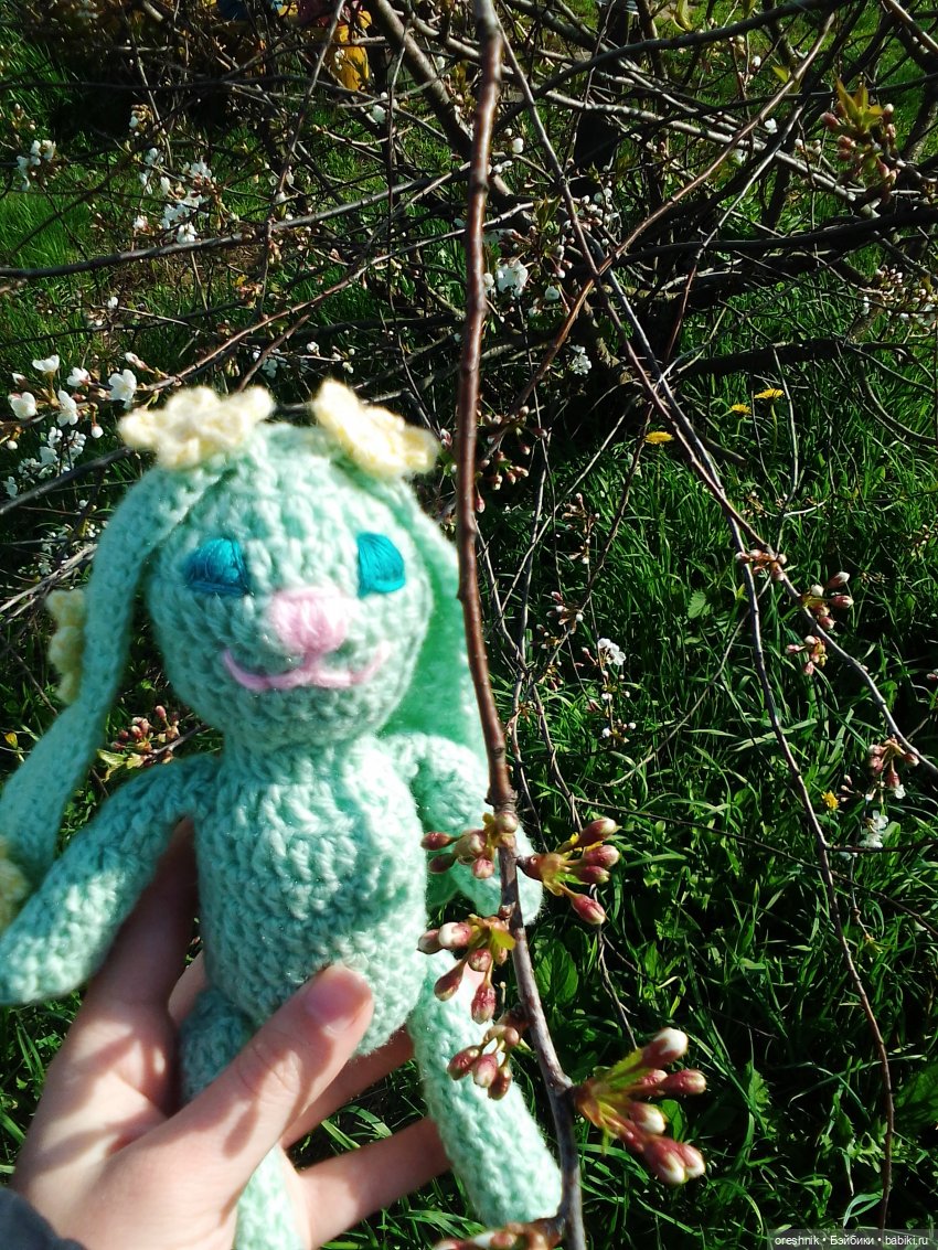 Зайка — Вязаные игрушки и амигуруми: крючком