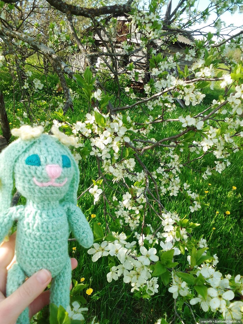 Зайка — Вязаные игрушки и амигуруми: крючком