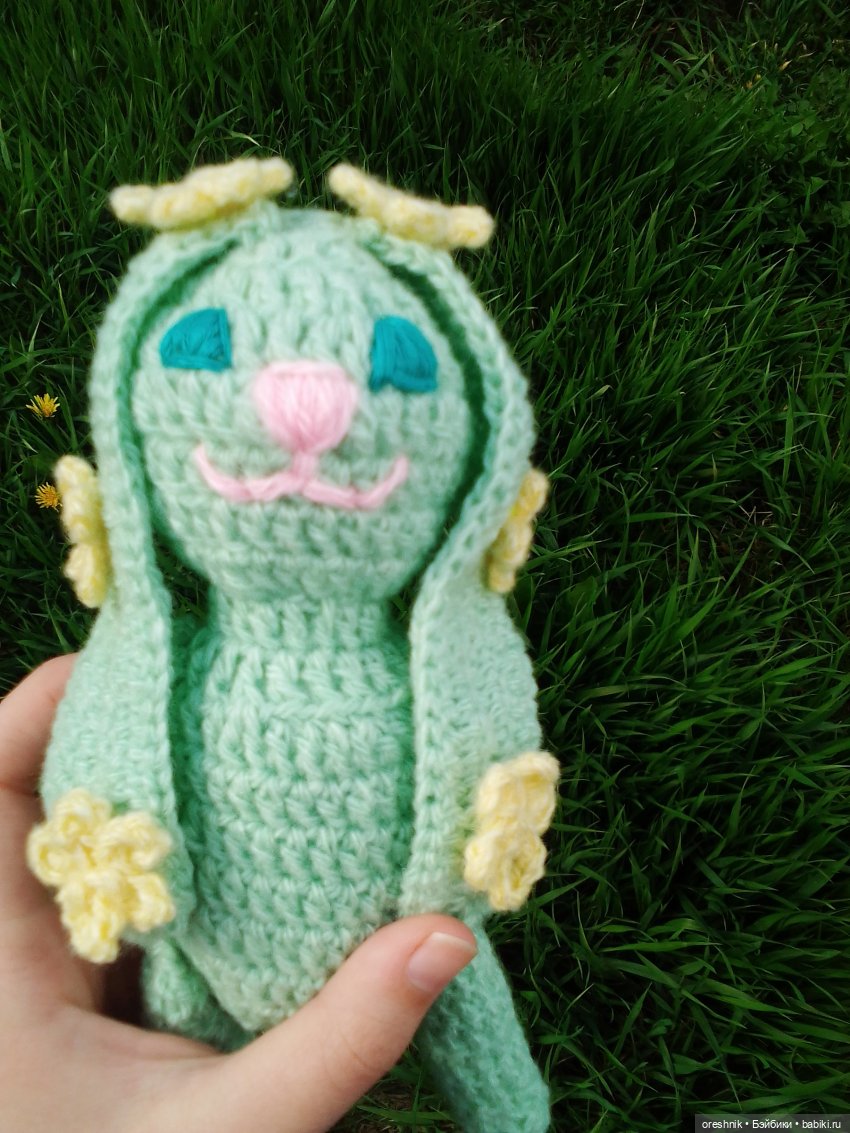Зайка — Вязаные игрушки и амигуруми: крючком (фото 7)