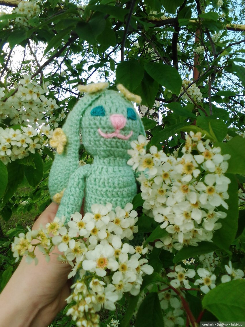 Зайка — Вязаные игрушки и амигуруми: крючком