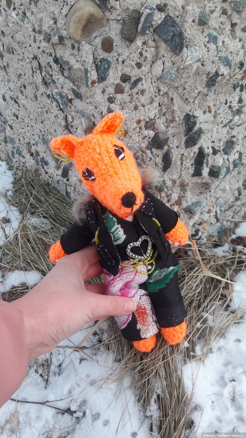 Лиса🦊❤️🍫 — Вязаные игрушки и амигуруми: крючком