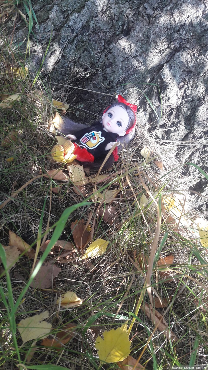 Как я осенью в листьях загорала🍁🍂🌤️ (фото 5)