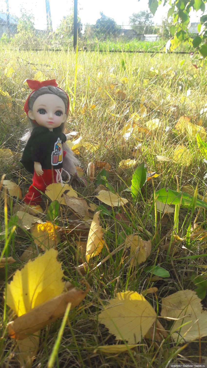 Как я осенью в листьях загорала🍁🍂🌤️ (фото 3)