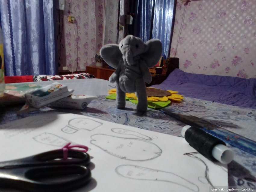 О Слонике 🐘🌄💖 — Авторские куклы Тедди