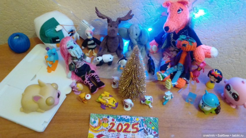 Адвент календарь 🍬🍫🍭 — Новый год и Рождество: праздничные фото кукол (фото 9)