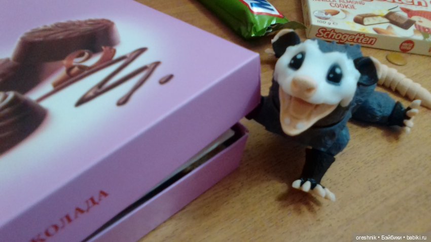 Опоссум без вопросов (когда нужно поздравлять)))😊🌺🍬 (фото 9)