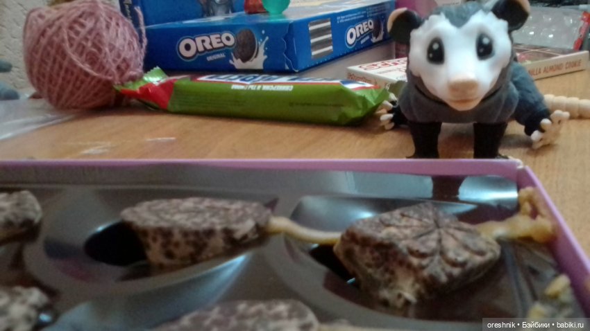 Опоссум без вопросов (когда нужно поздравлять)))😊🌺🍬