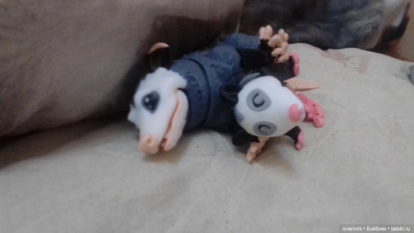 Опоссум и... дети(?)🤔😮🤱 — Интересные игрушки и фигурки (разное): редкие