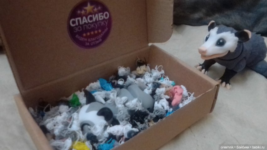 Опоссум и... дети(?)🤔😮🤱 — Интересные игрушки и фигурки (разное): редкие (фото 4)