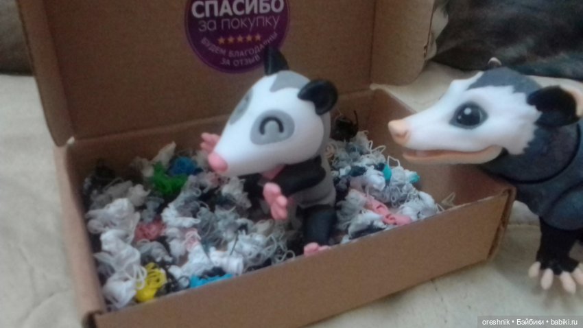 Опоссум и... дети(?)🤔😮🤱 — Интересные игрушки и фигурки (разное): редкие (фото 7)