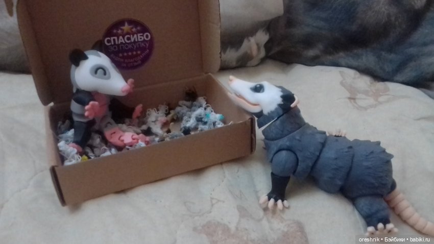 Опоссум и... дети(?)🤔😮🤱 — Интересные игрушки и фигурки (разное): редкие (фото 8)