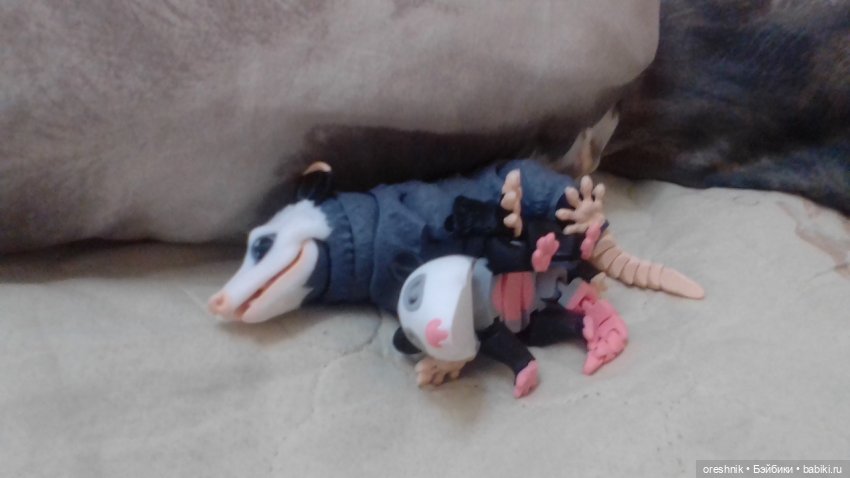 Опоссум и... дети(?)🤔😮🤱 — Интересные игрушки и фигурки (разное): редкие