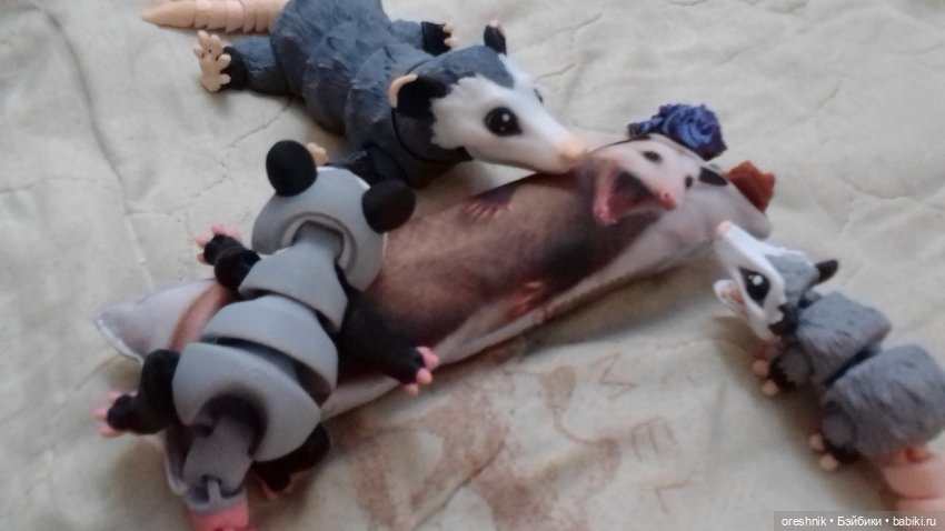 Опоссум и... дети?! 2 🤔😮🤱