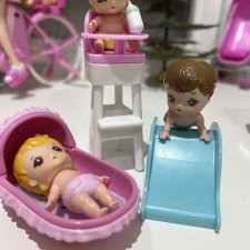 Малыши Takara комплект 3 пупсика с аксессурами